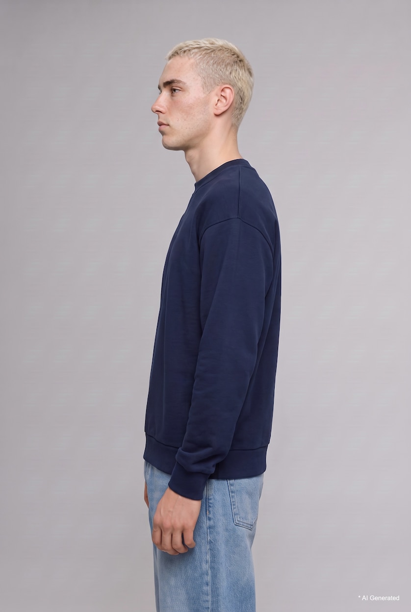 Ерлер әскери-теңіз Boxy Fit свитшот