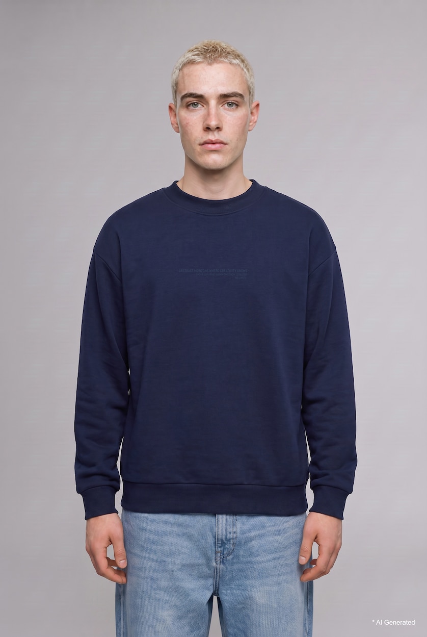 Ерлер әскери-теңіз Boxy Fit свитшот