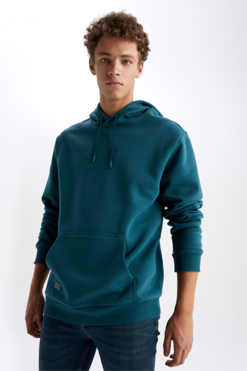 MAN Green Regular Fit Long Sleeve Sweatshirt