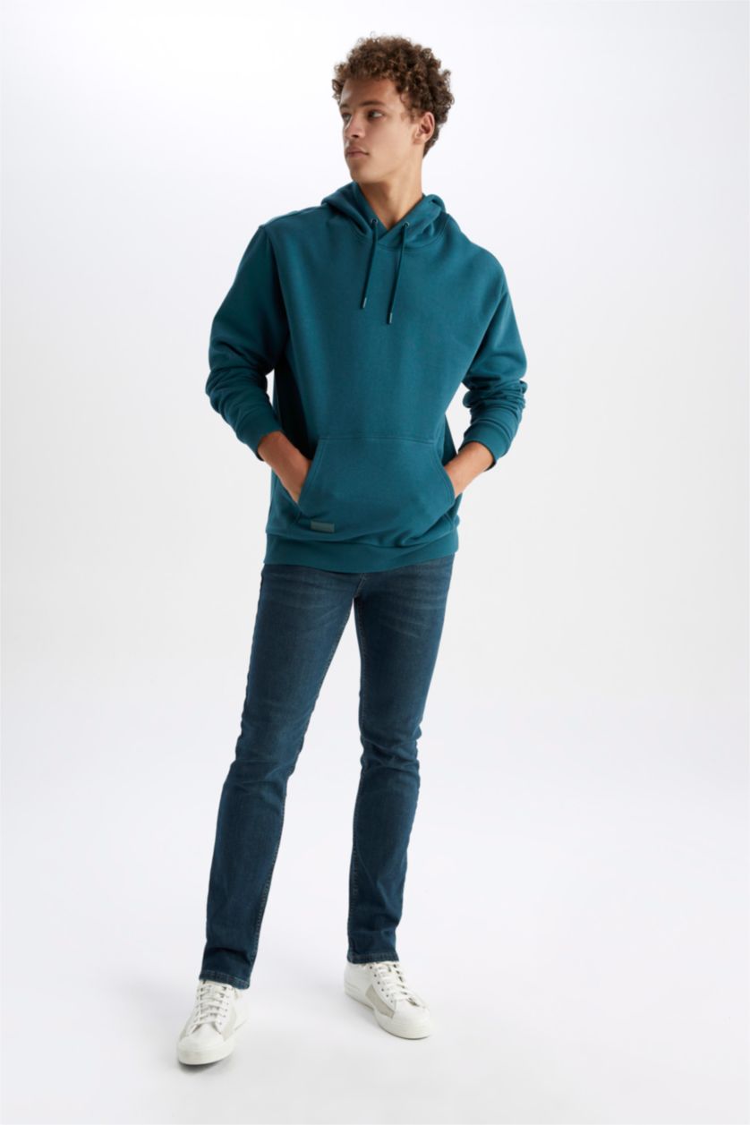 MAN Green Regular Fit Long Sleeve Sweatshirt