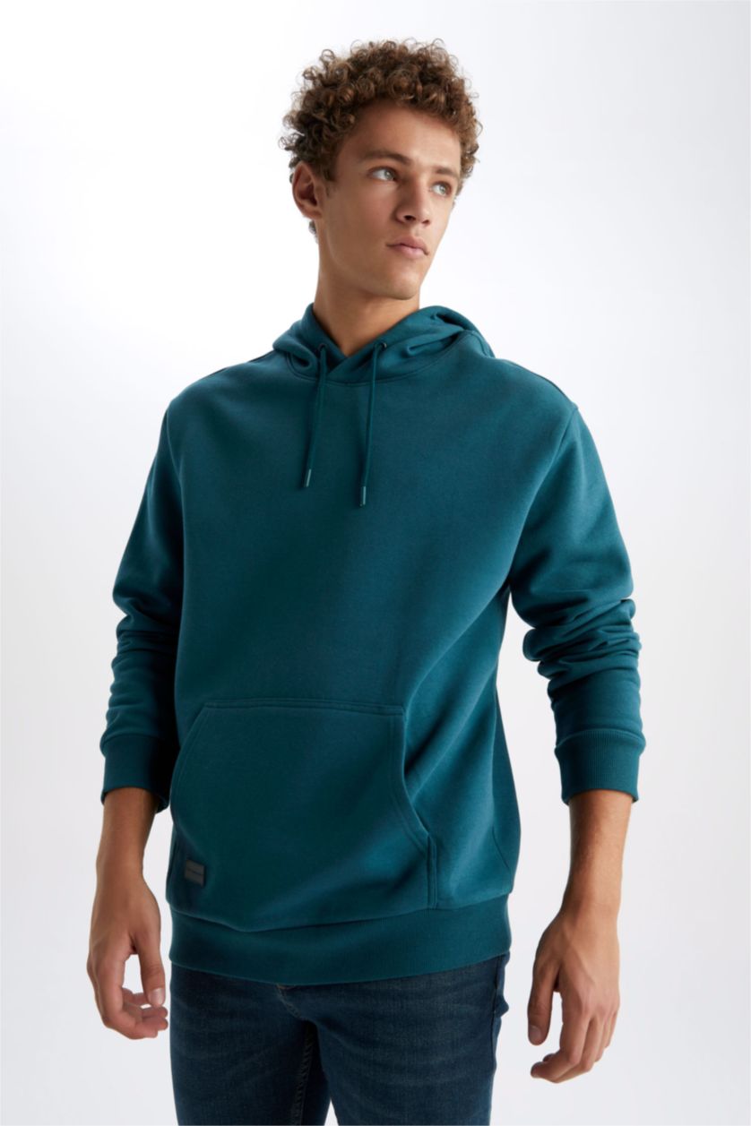 MAN Green Regular Fit Long Sleeve Sweatshirt