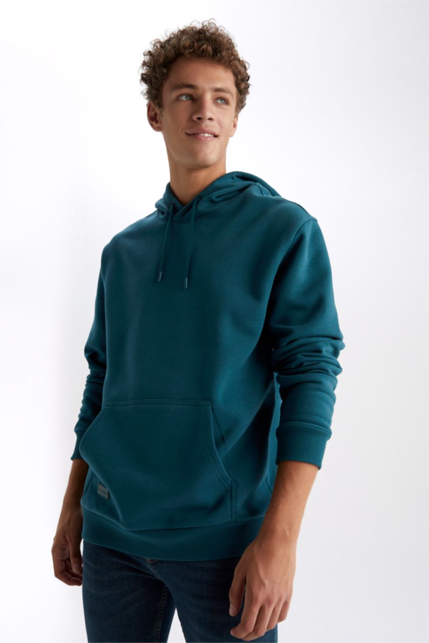 MAN Green Regular Fit Long Sleeve Sweatshirt