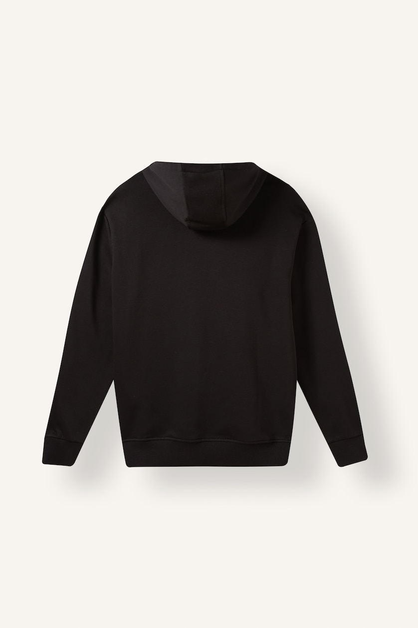 Erkek Siyah Regular Fıt Sweatshirt