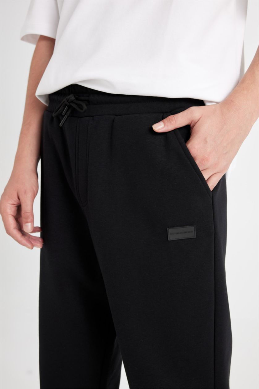 HOMME Noir Regular Fit Trousers