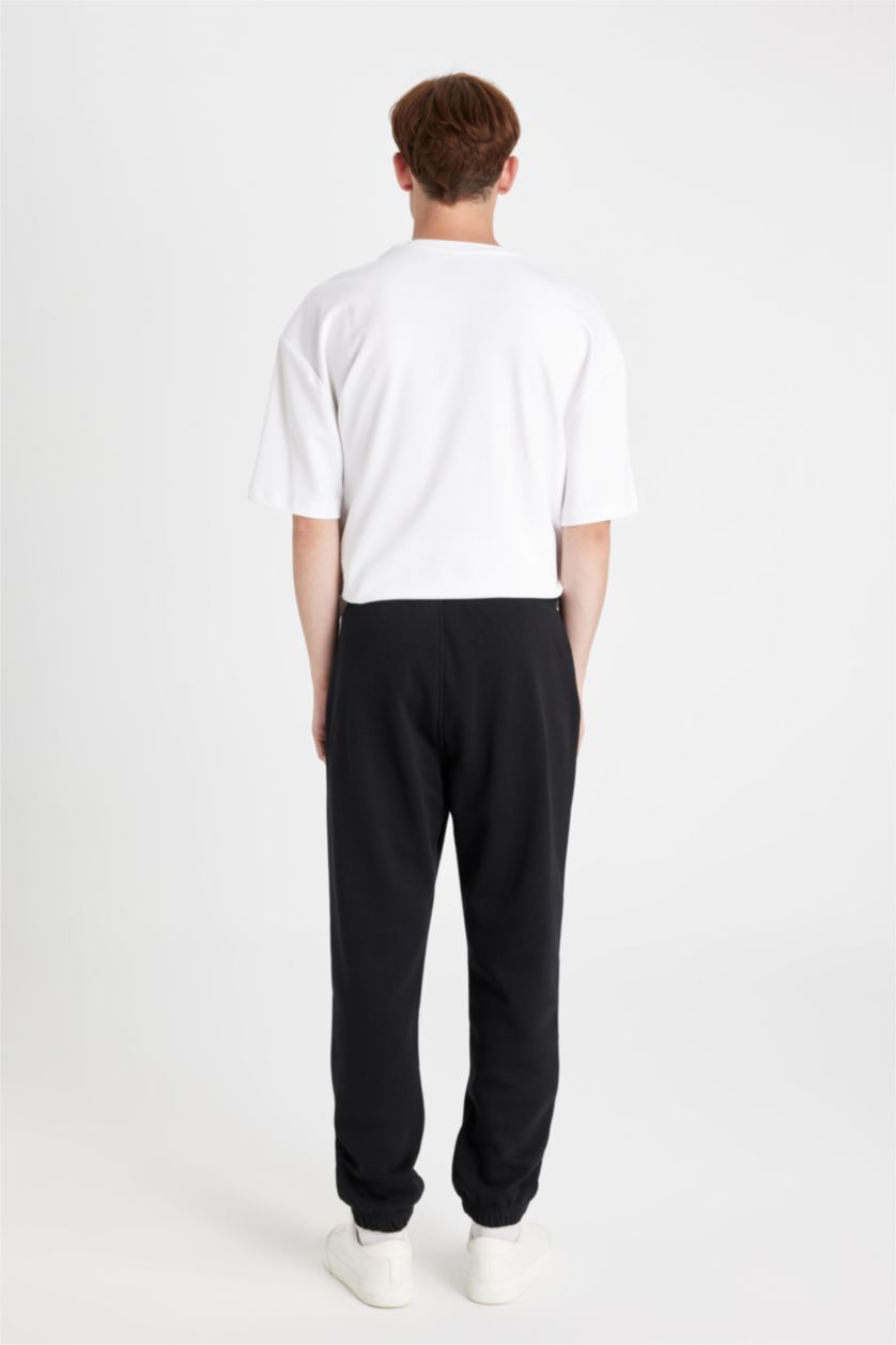 HOMME Noir Regular Fit Trousers