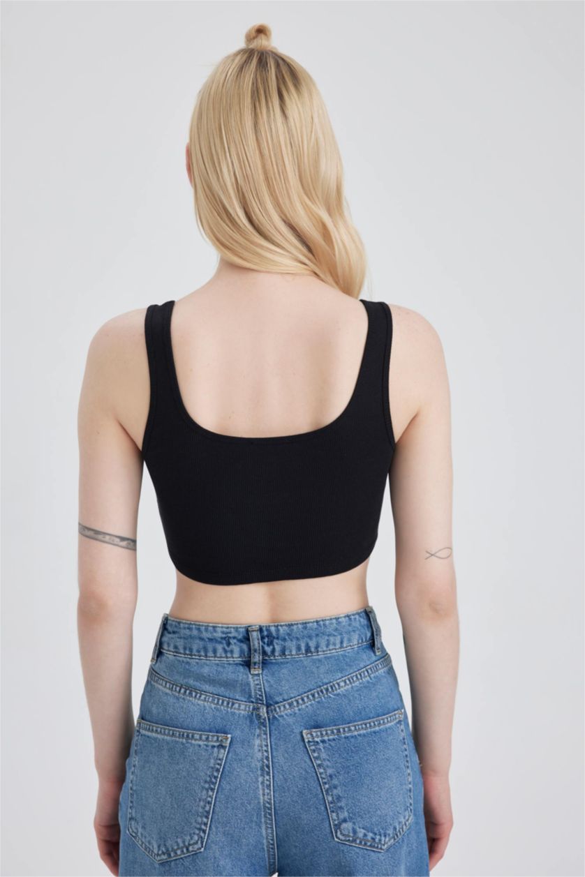 نساء أسود كيمونه مضلع كروب بياخة مربعة