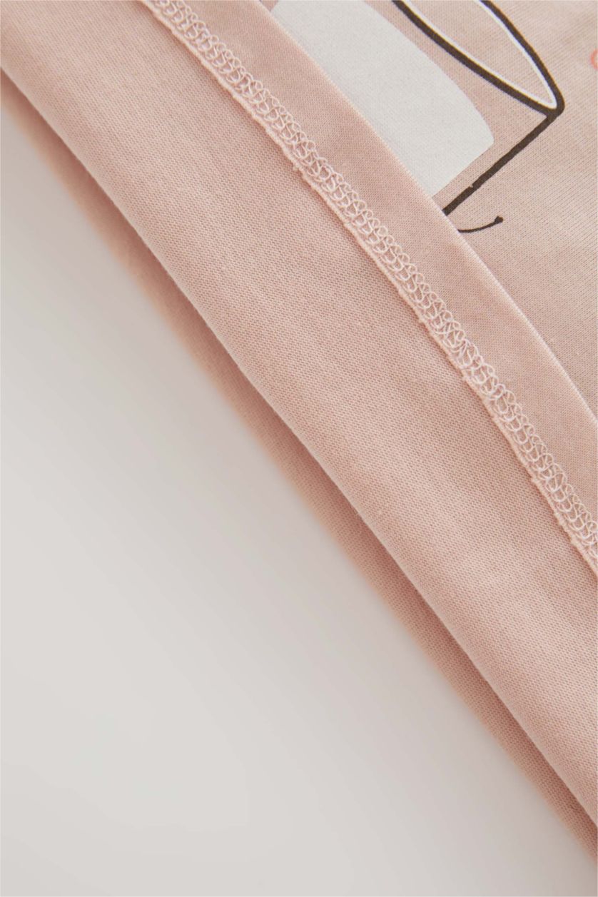 BÉBÉ FILLE Jaune Clair Pyjamas En Tricot Col Ras Du Cou Nourriture Manche Courte 2 BéBé Fille