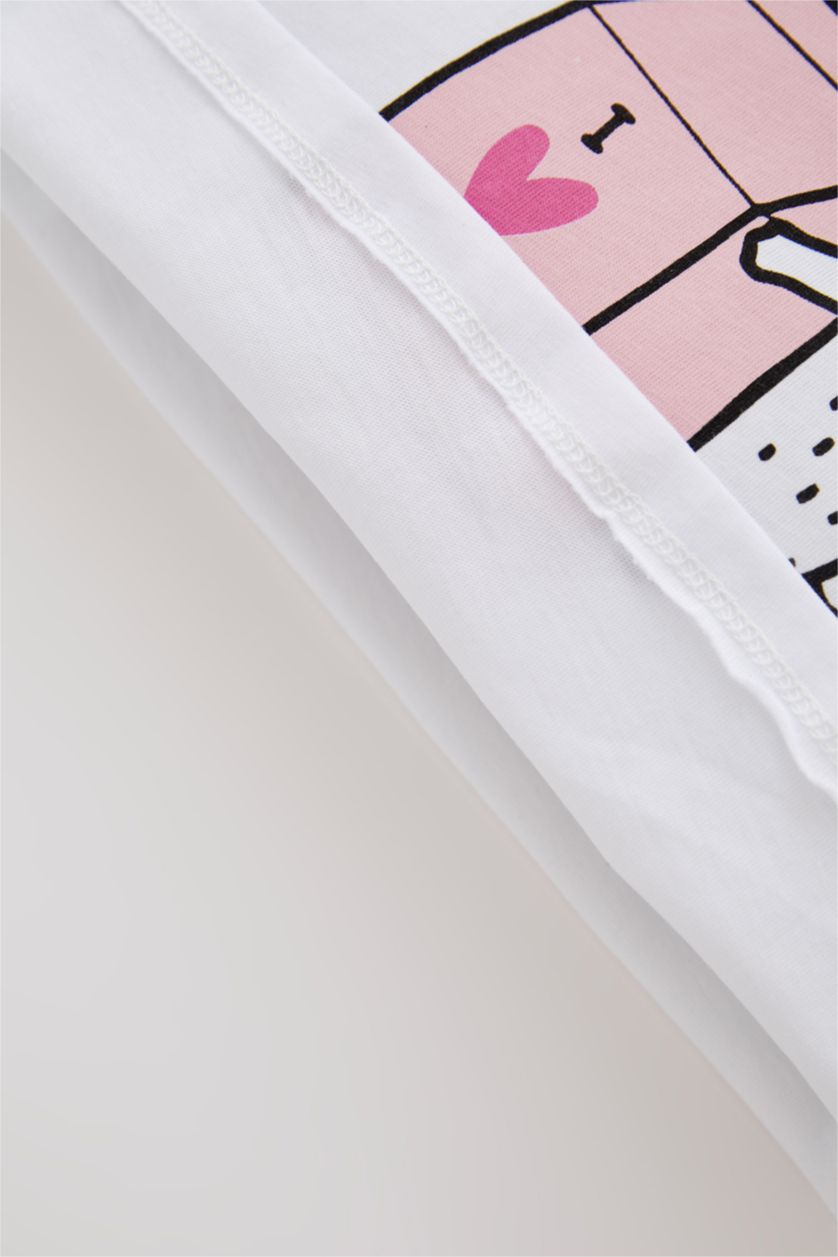 BÉBÉ FILLE Rose Pyjamas En Tricot Col Ras Du Cou Animal Manche Courte 2 BéBé Fille