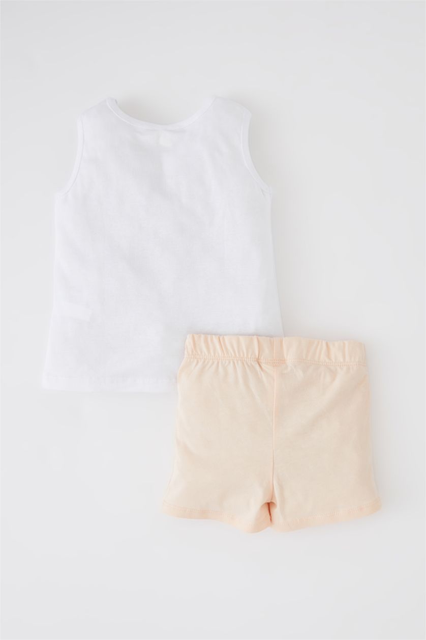 BÉBÉ FILLE Rose Pyjamas En Tricot Col Ras Du Cou Licorne Sans Manches 2 BéBé Fille