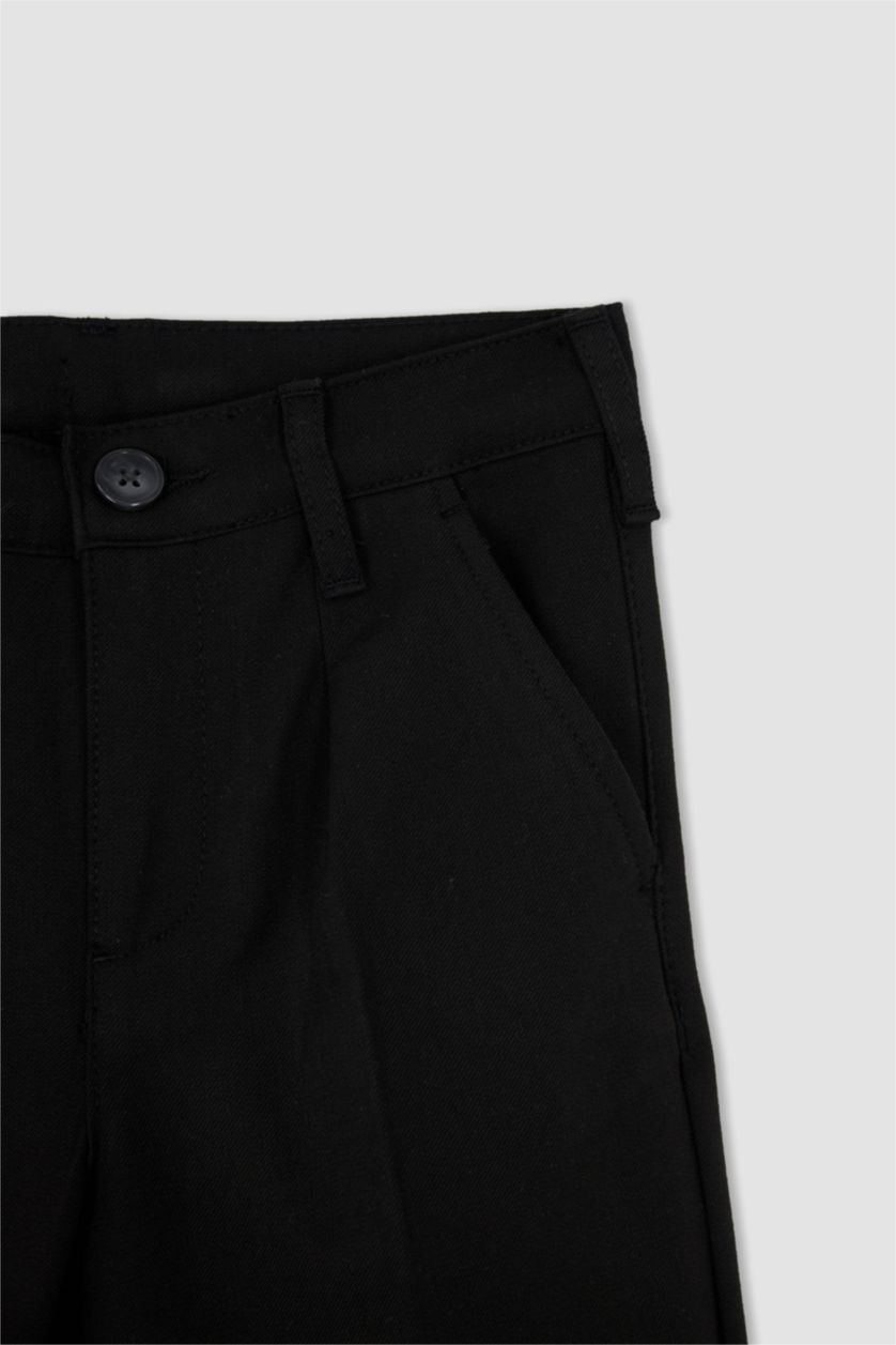 BOYS & TEENS Black Boy Black Chino School Trousers