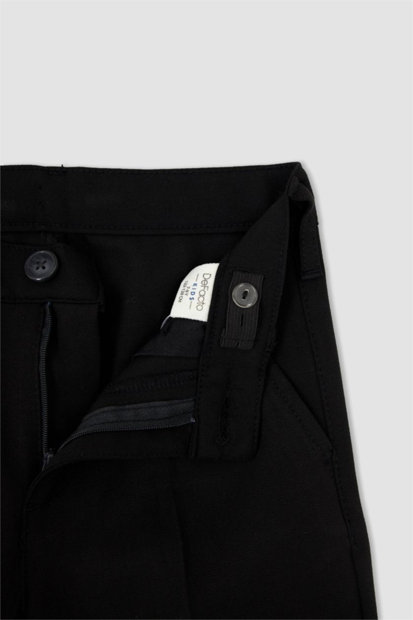 BOYS & TEENS Black Boy Black Chino School Trousers
