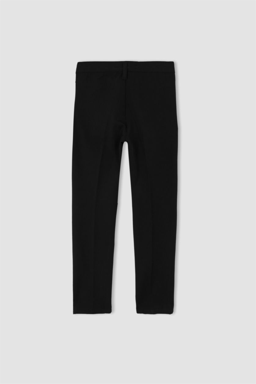 BOYS & TEENS Black Boy Black Chino School Trousers