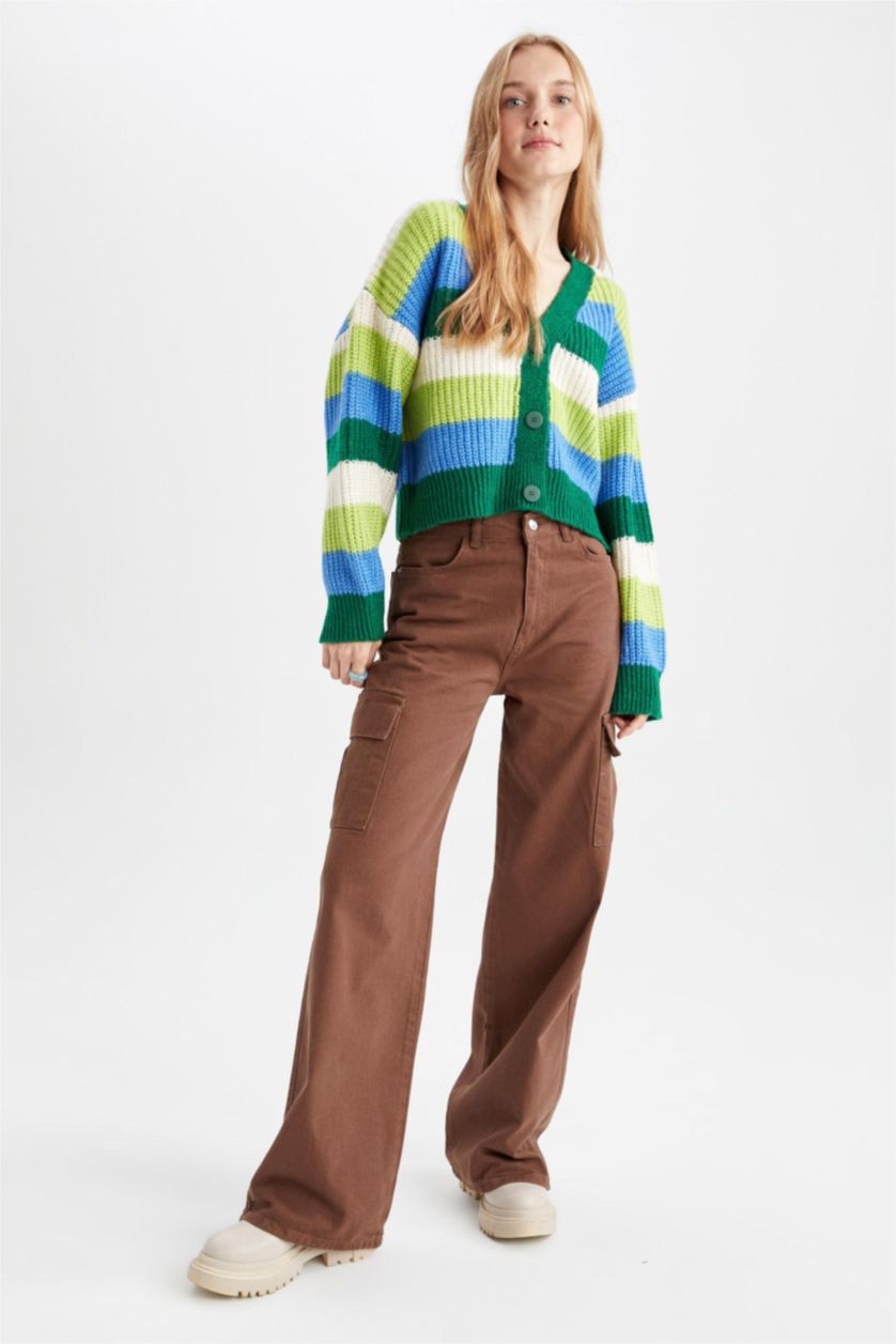 WOMAN Brown Trousers
