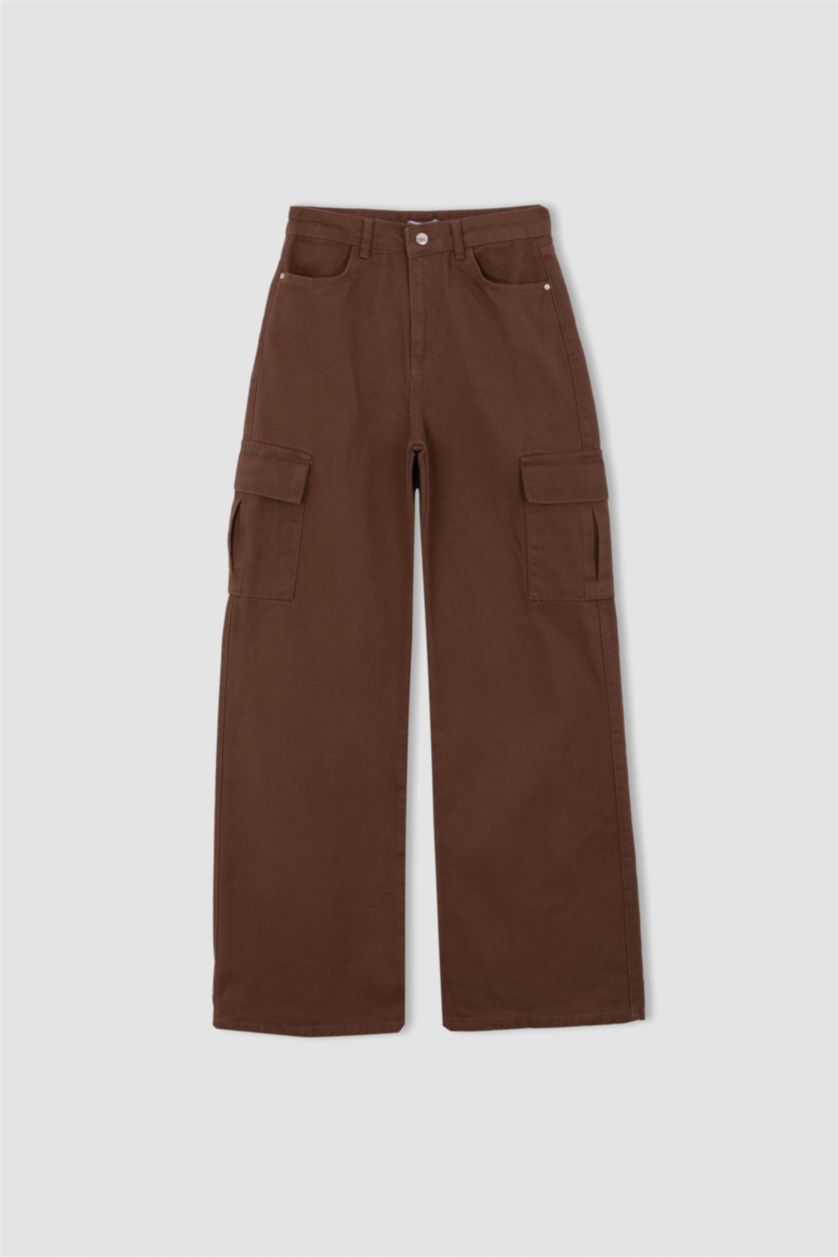 WOMAN Brown Trousers