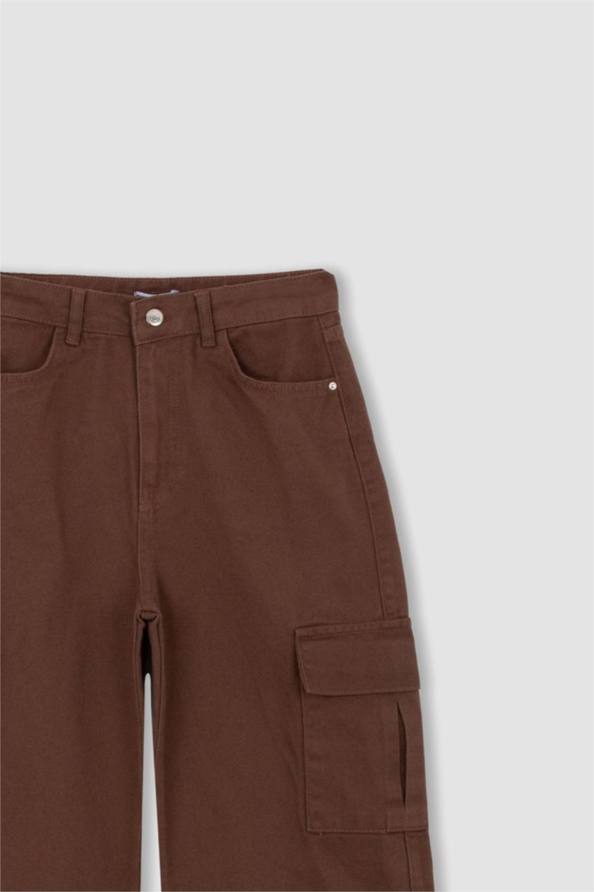 WOMAN Brown Trousers