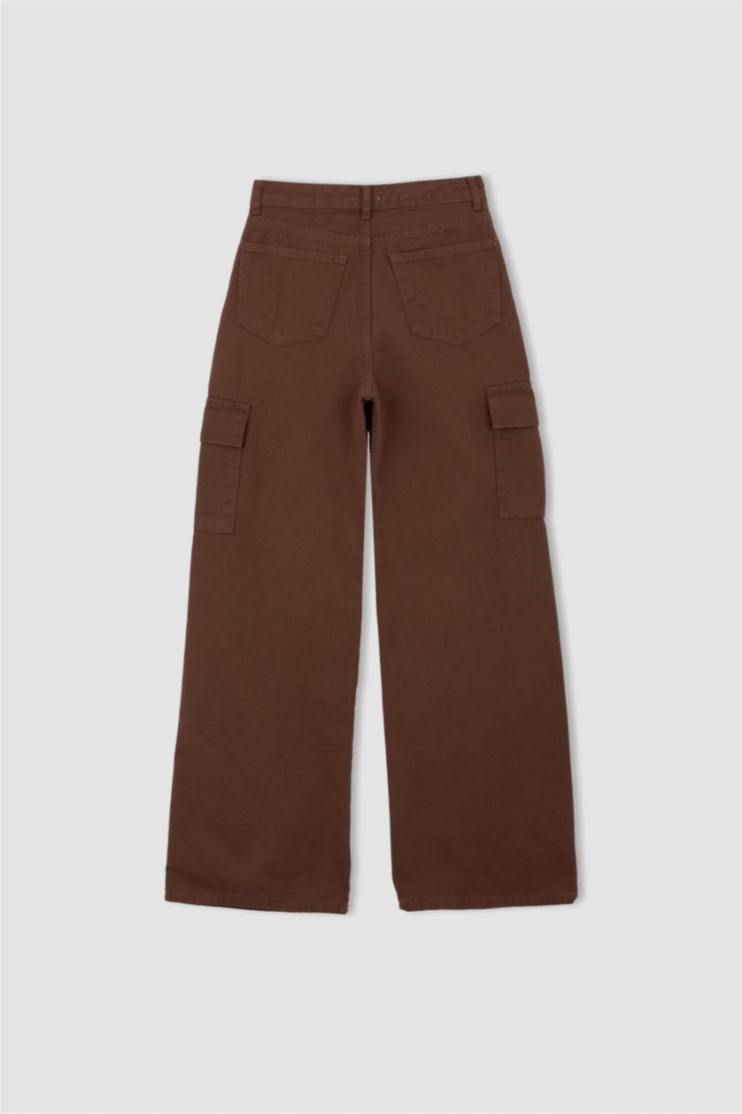 WOMAN Brown Trousers