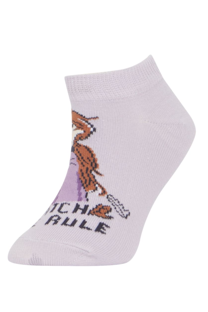 Kız Çocuk - Genç Kız Karma Kız Çocuk Frozen 6'lı Pamuklu Patik Çorap