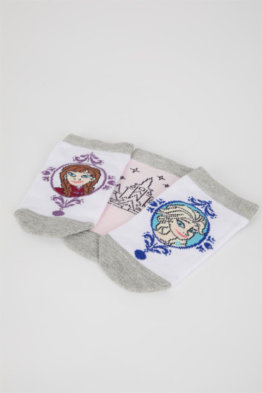 GIRLS & TEENS Karma Girl Frozen Licensed 3 piece Short Socks