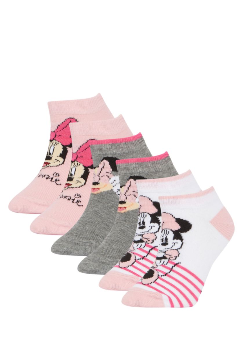 FILLES Karma Lot de 3 paires de Chaussettes Courtes en coton Mickey & Minnie pour fille