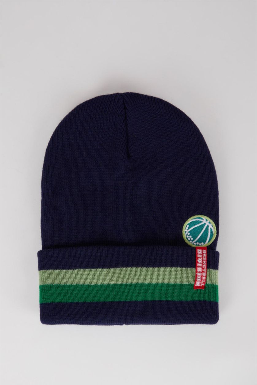 GARÇONS Bleu Foncé Bonnet Pour Garçon