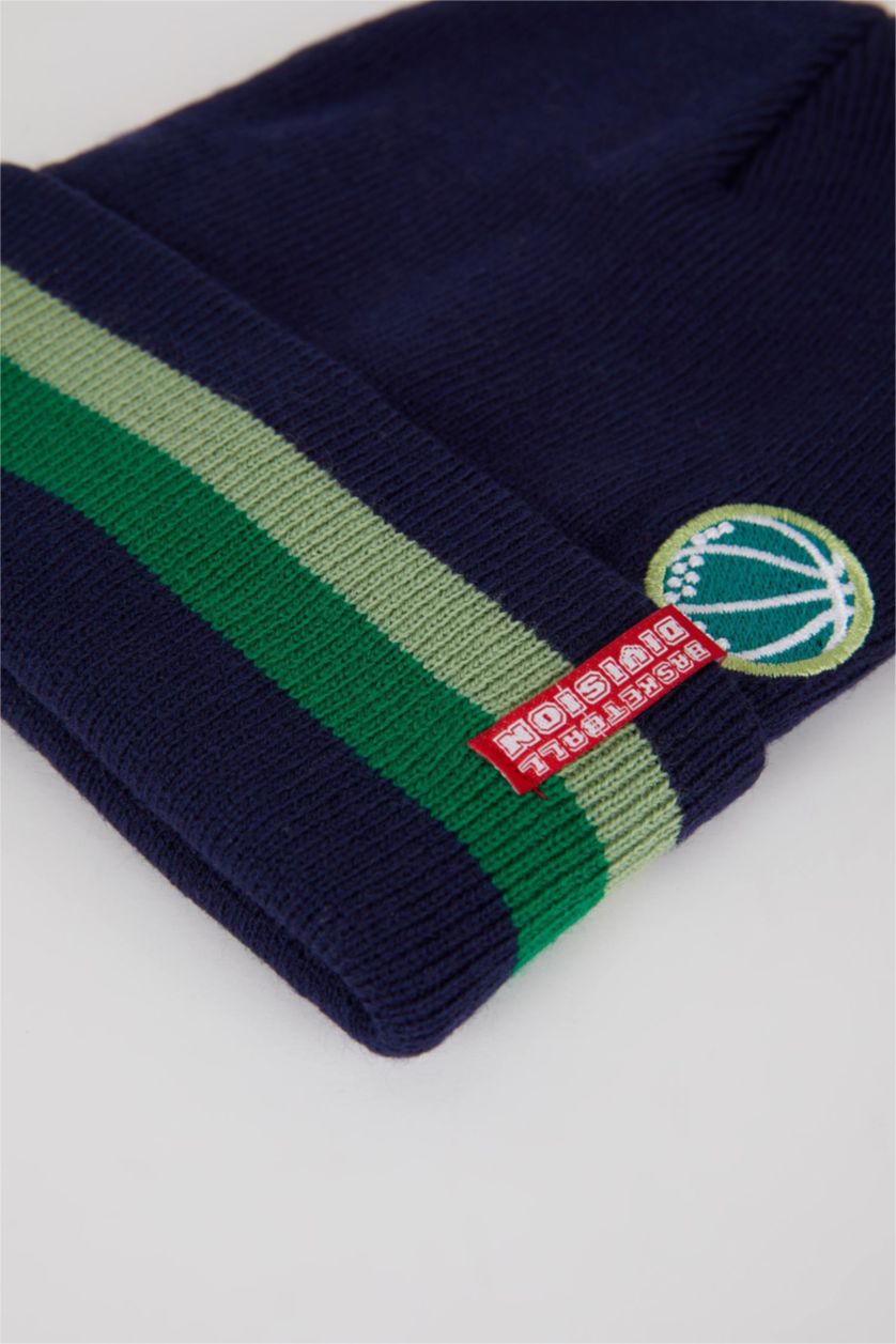 GARÇONS Bleu Foncé Bonnet Pour Garçon