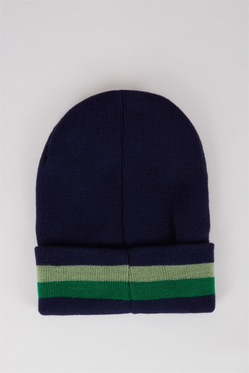 GARÇONS Bleu Foncé Bonnet Pour Garçon