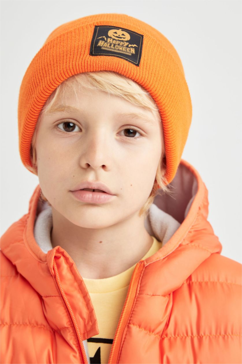 GARÇONS Orange Bonnet d'hiver Garçon