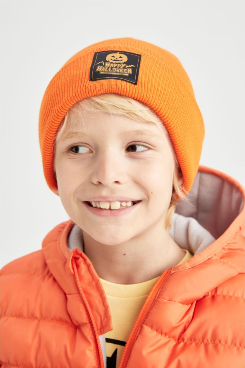 GARÇONS Orange Bonnet d'hiver Garçon