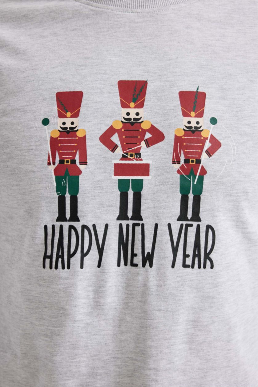 Erkek Kırmızı Flanel 2'li Takım