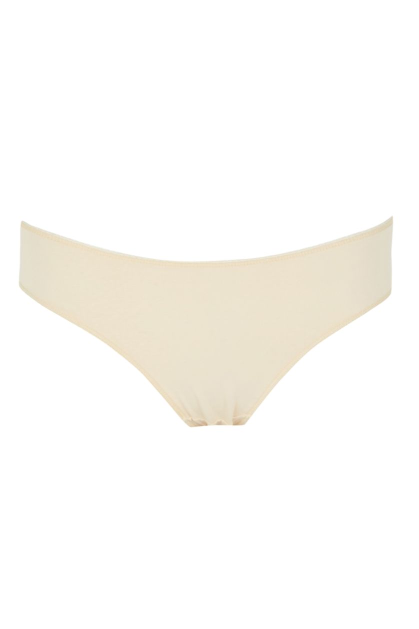 Женщины Серый меланж Трусы бразилиана из хлопка, 7 шт, коллекция Fall In Love