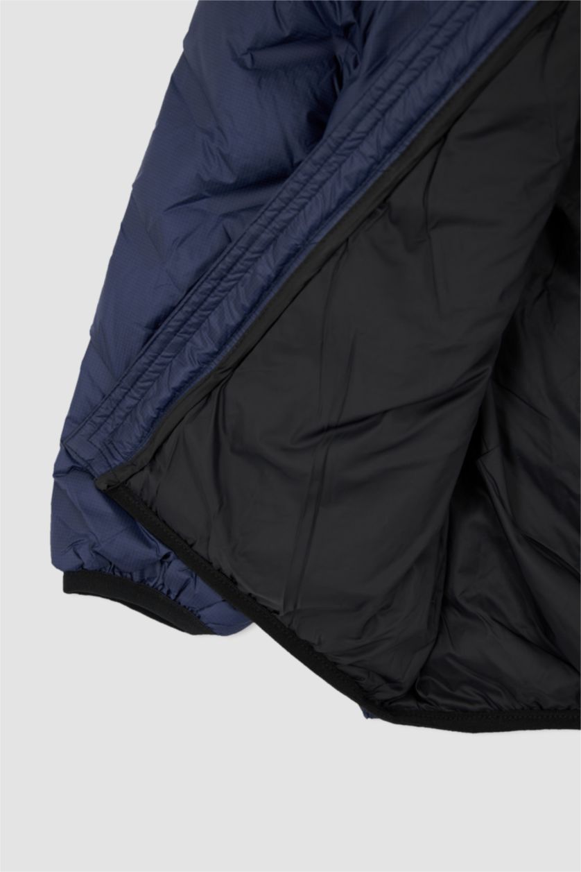 Erkek Çocuk - Genç Erkek İndigo Erkek Çocuk Kapüşonlu Pelüş Astarlı Şişme Mont