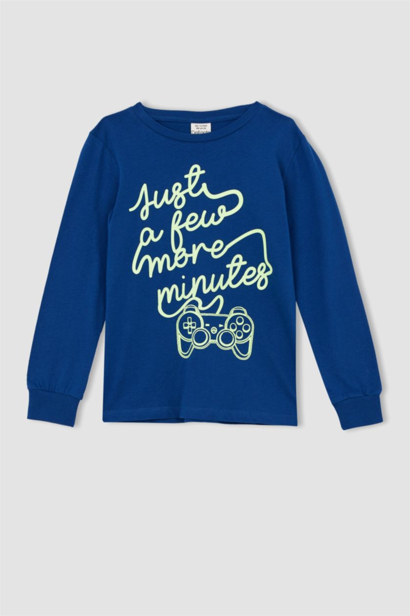 GARÇONS Bleu Pyjamas En Tricot