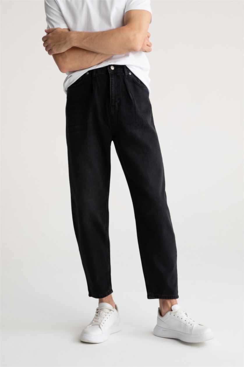 Мужчины Антрацит Balloon Fit Trousers