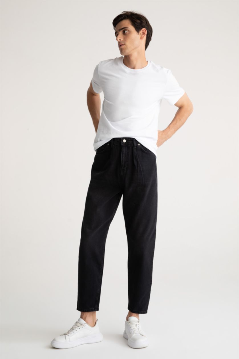 Мужчины Антрацит Balloon Fit Trousers