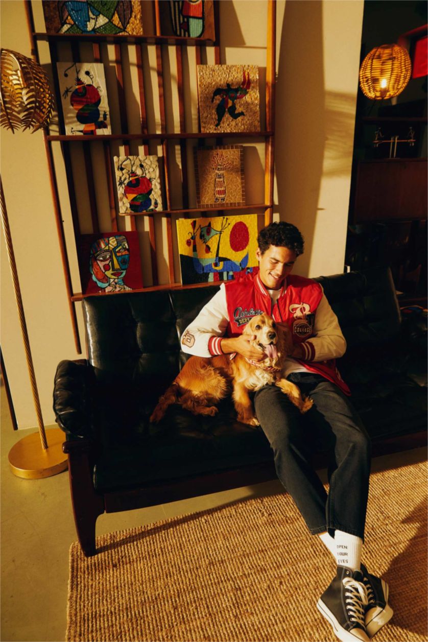 Мужчины Антрацит Balloon Fit Trousers