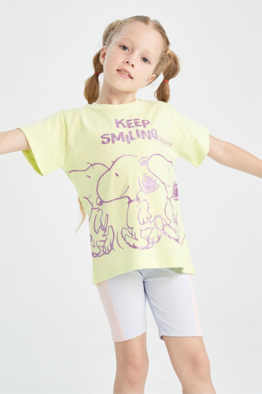 GIRLS & TEENS Light Blue Girl's Biker Leggings