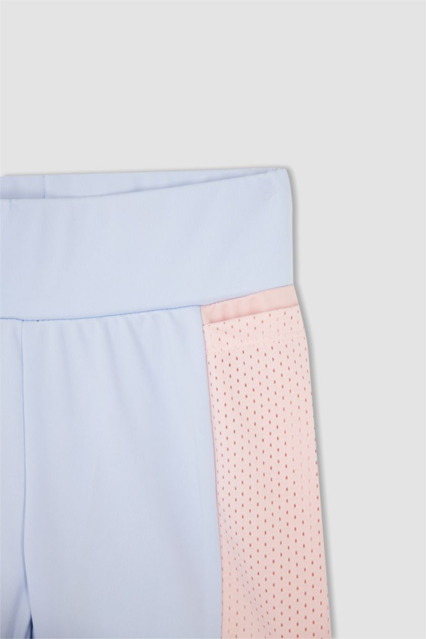 GIRLS & TEENS Light Blue Girl's Biker Leggings