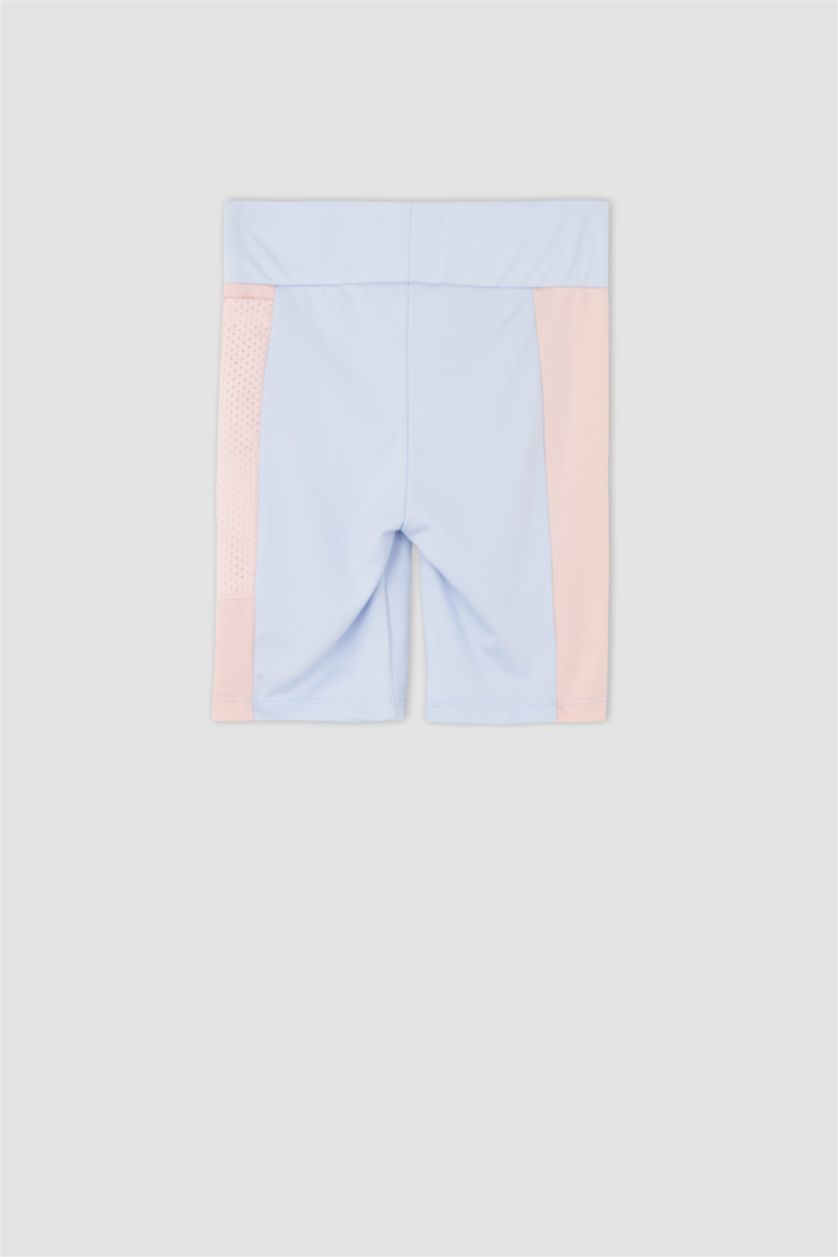 GIRLS & TEENS Light Blue Girl's Biker Leggings