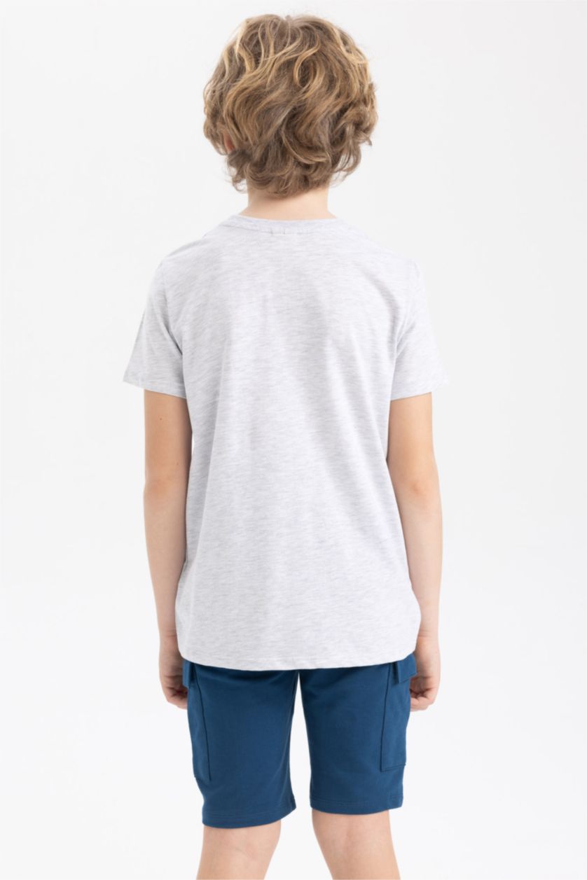 Мальчики и подростки Желтый Футболка стандартного кроя для мальчиков, 2 шт