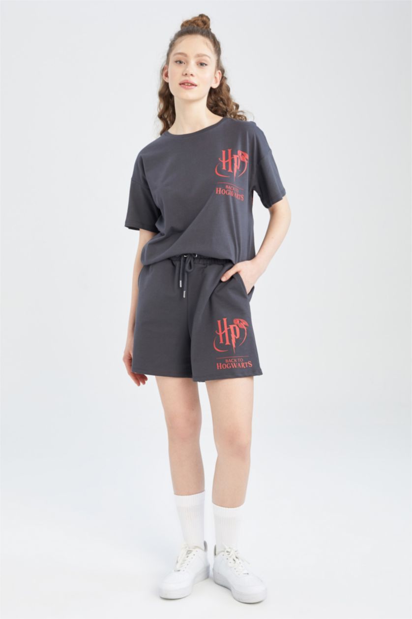 WOMAN Anthracite Coool Harry Potter Shorts