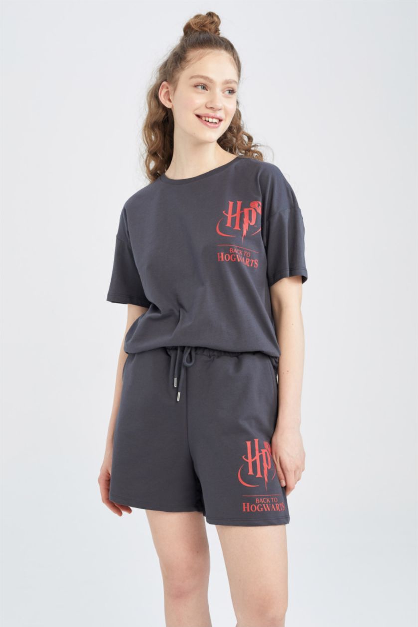 WOMAN Anthracite Coool Harry Potter Shorts