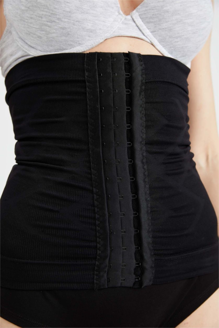 Kadın Siyah Fall in Love Ekstra Slim Fit Agraflı Bel Korsesi