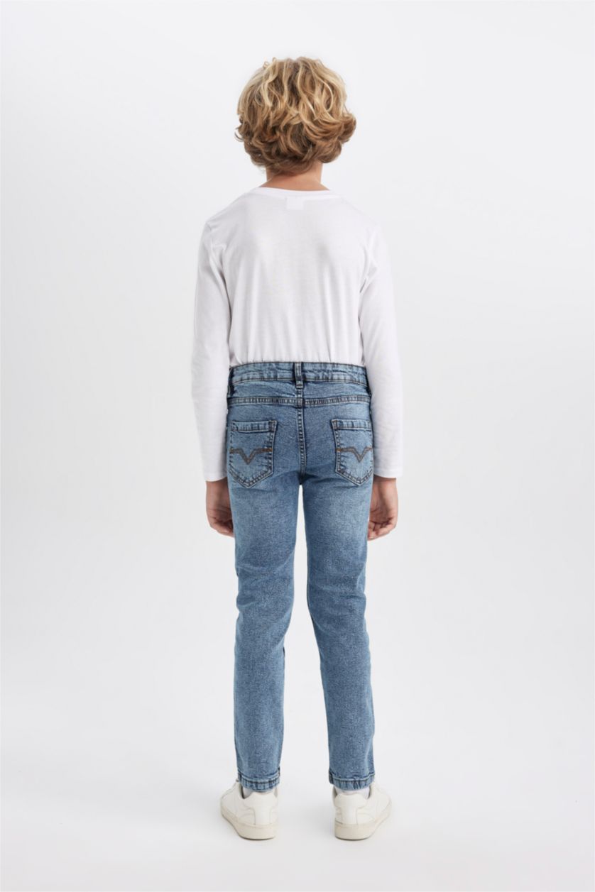 BOYS & TEENS Dark Blue Boy Slim Fit Jeans