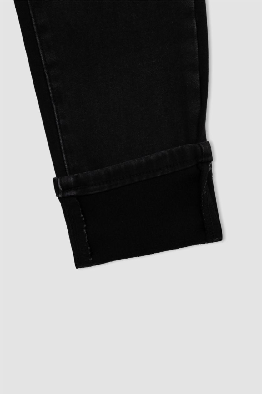 BOYS & TEENS Anthracite Boy Fleece Lined Jeans