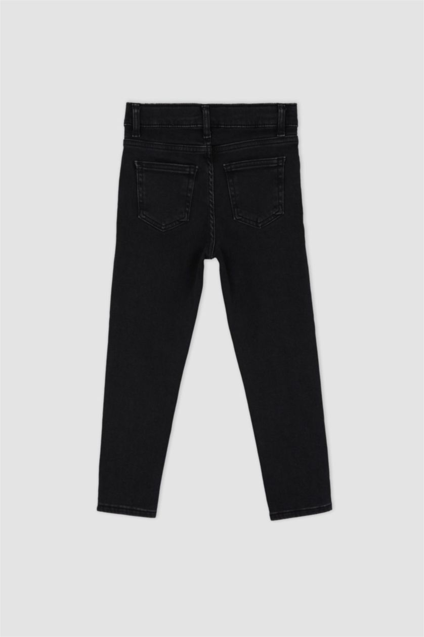 BOYS & TEENS Anthracite Boy Fleece Lined Jeans