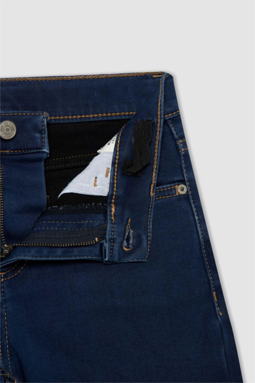 BOYS & TEENS Dark Blue Boy Fleece Lined Jeans