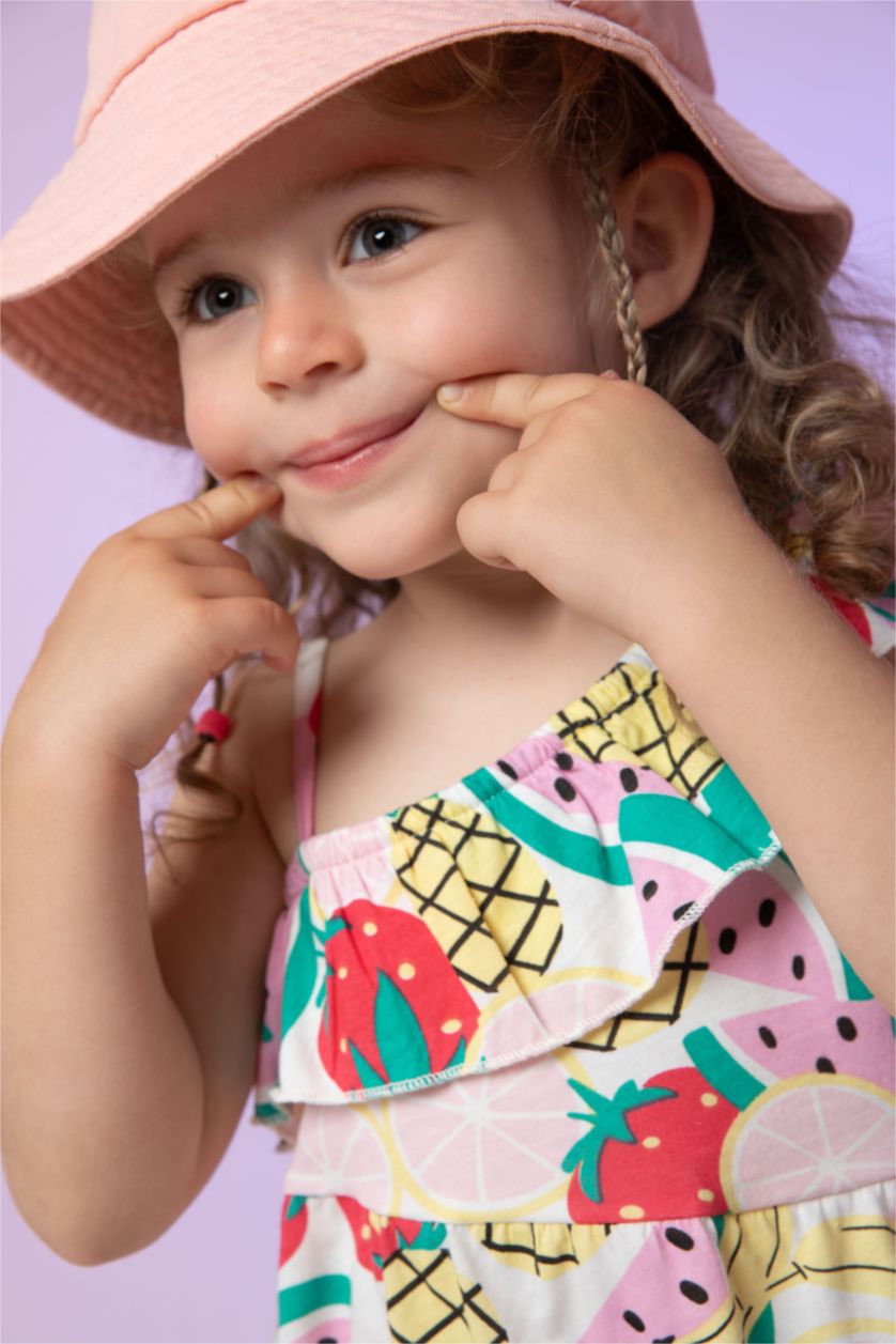 BÉBÉ FILLE Blanc Robe En Tricot Une Épaule À bretelles