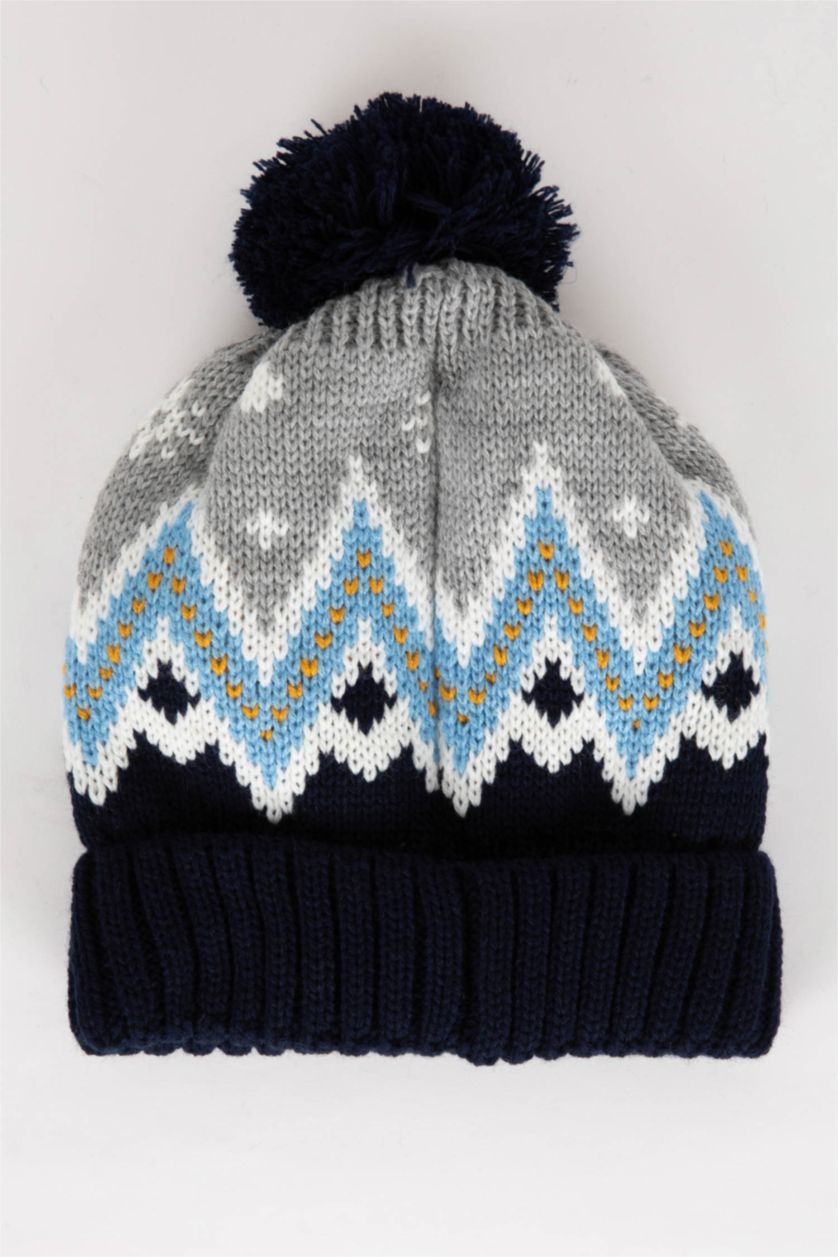 GARÇONS Karma Ensemble de 2 pièces Écharpe et bonnet à motifs pour garçon