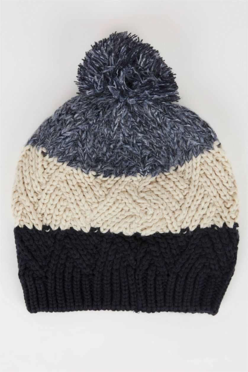 أولادي نيلي طقم اولادي كحلي سكارف وايس كاب - قطعتين