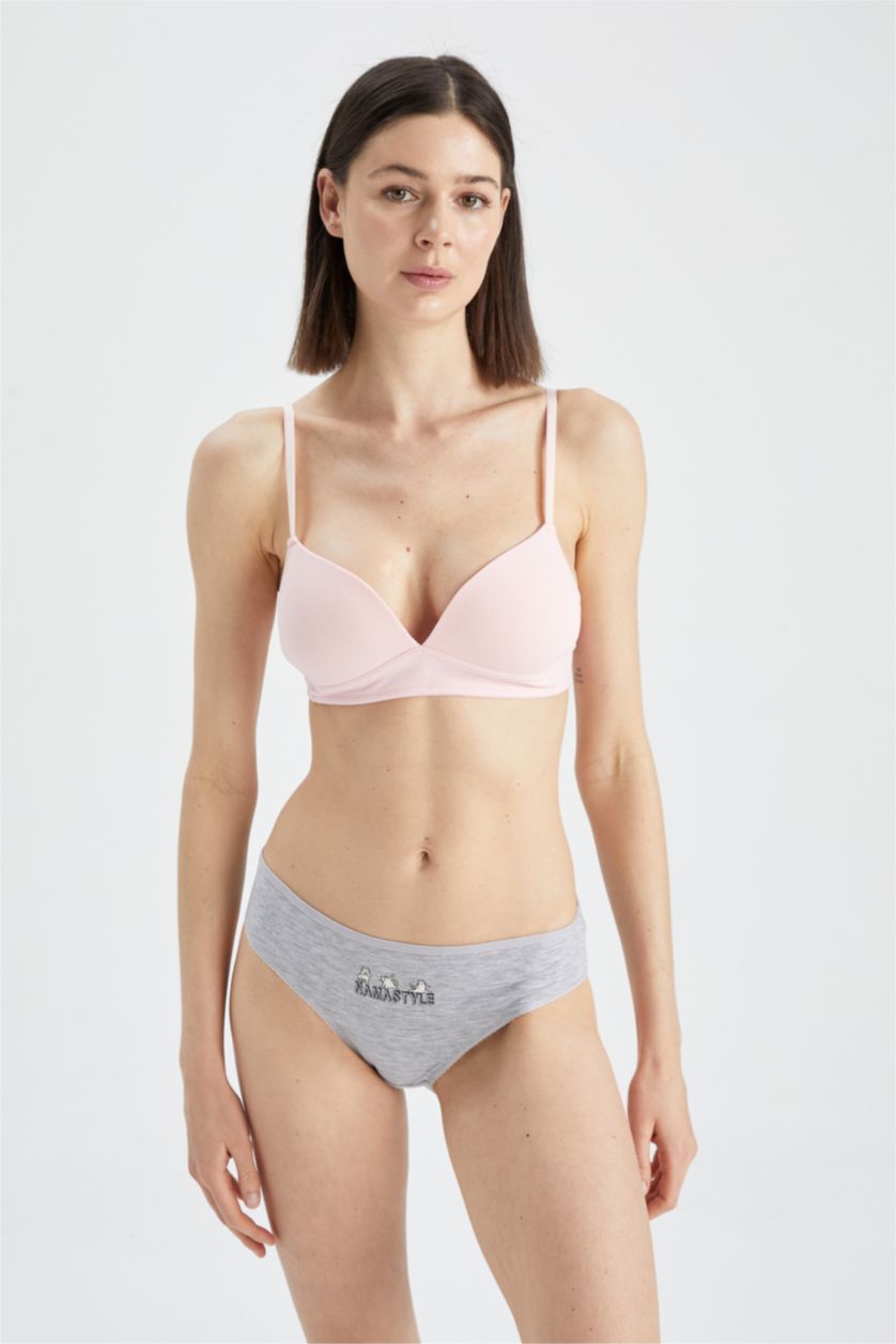 نساء ميلانج رمادي سروال داخلي من Fall In Love - قطعتين